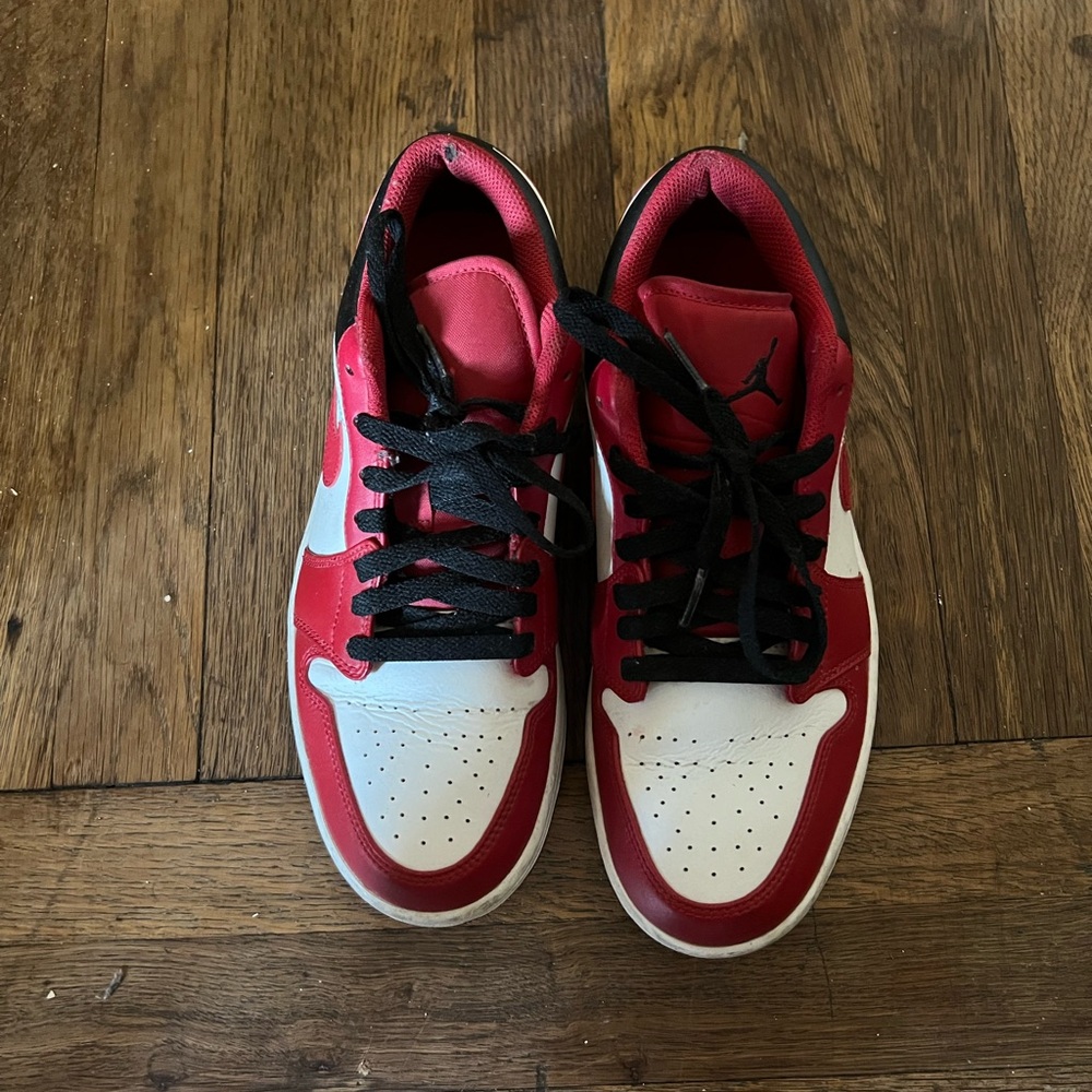 Nike Red and White Sneakers